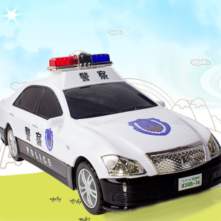 南国婴宝城市110公安警车儿童惯性警车玩具模型大号警笛声