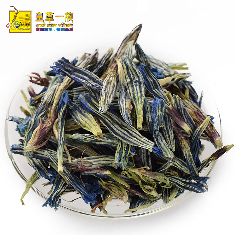 皇草一族西藏特产野生精选高品质无碎龙胆花100克盒装 植物花草茶