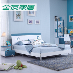 韩式田园双人床床头柜床垫1.5\/1.8米公主床卧室