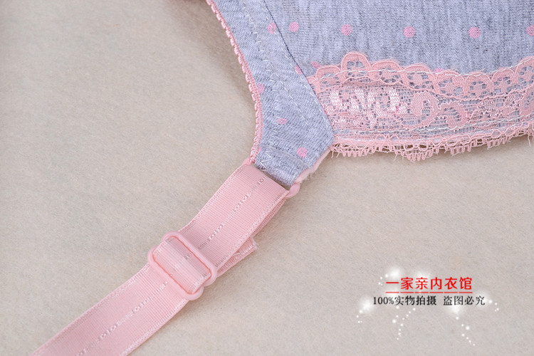 钢圈内衣纯棉<em>文胸海绵</em>少女<em>胸罩</em>发育期中学<em>生</em>1