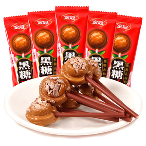 金冠黑糖话梅棒棒糖【50支】