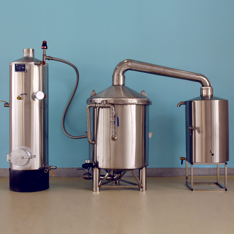 酒博士304酿酒机分体式白酒蒸馏器纯露蒸馏机全自动一体酿酒设备
