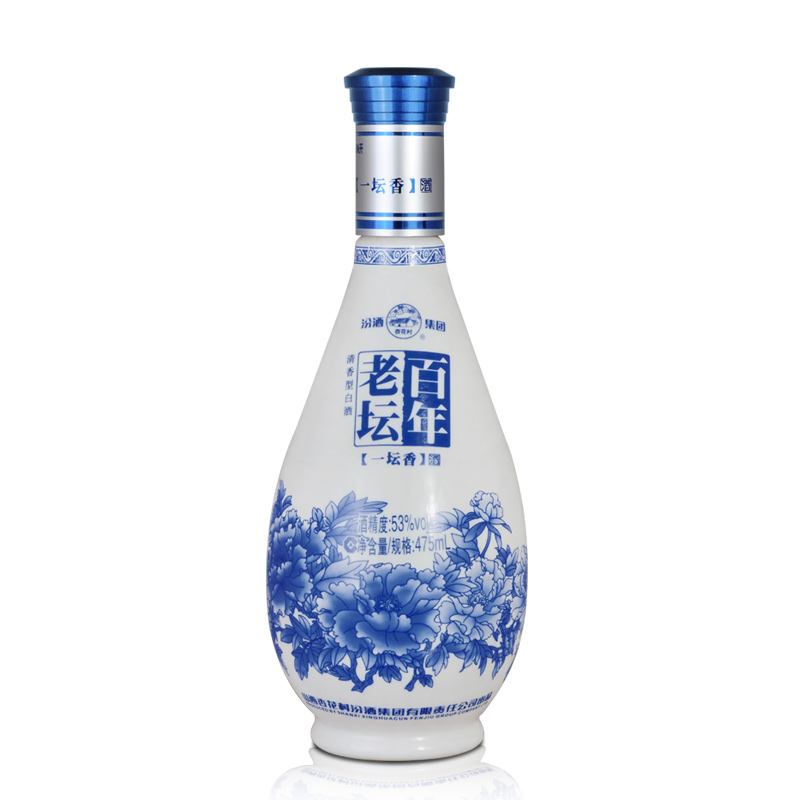 53度汾酒集团百年老坛一坛香陈藏475mlx4国产高度清香型白酒批发