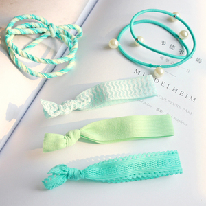 日韩小清新5只装发圈