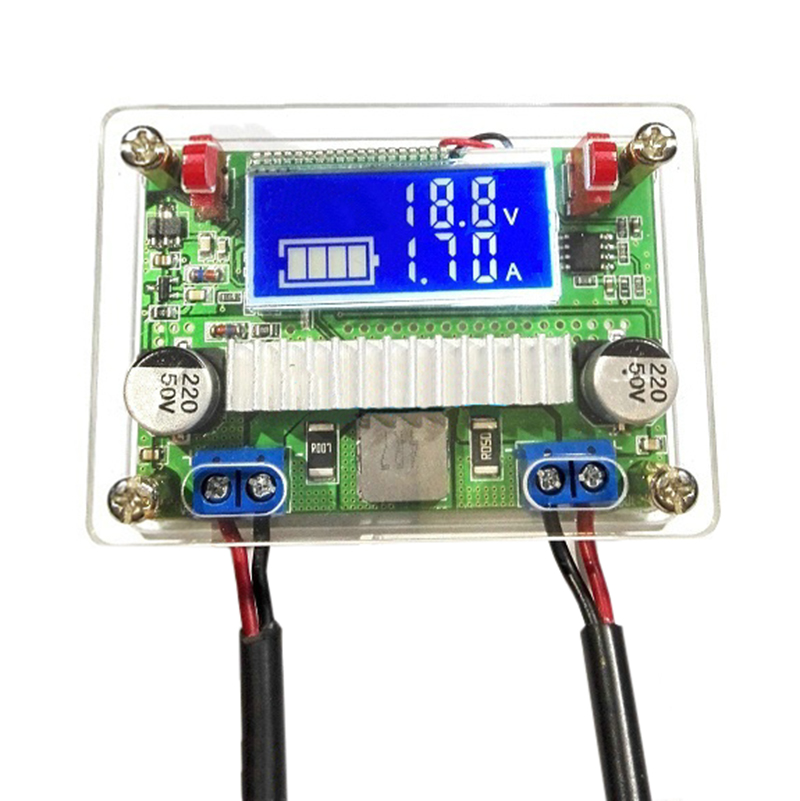 dc-dc直流3a可调升压稳压数控电源模块 电压电流表双显示带液晶屏