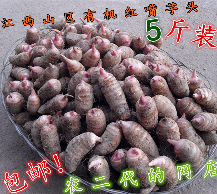 毛芋艿头内心是红的,是品种还是霉变能食用吗-花鸟