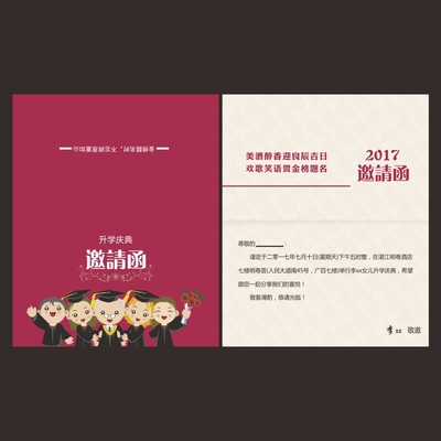 宴邀请函定制毕业庆典请柬金榜题名谢师宴高考答谢请帖_双氙车灯改装