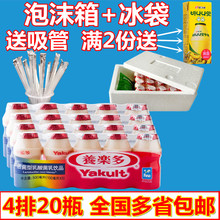 包邮 多省 20瓶 养肠胃 低糖养乐多 养乐多活性乳酸菌饮品100ml