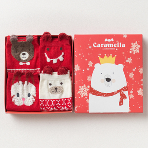 礼盒装纯棉中筒袜