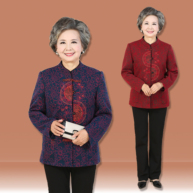 中老年唐装外套女_特价|包邮_中年服饰春装,中年服饰