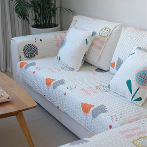 纯棉四季简约沙发垫