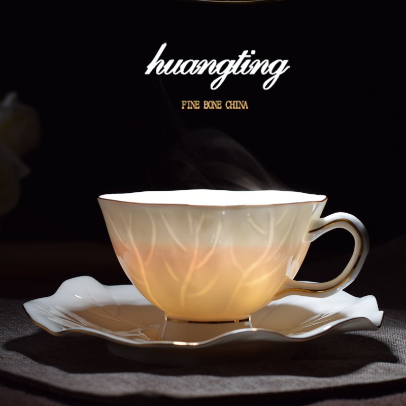 骨瓷咖啡杯碟套装下午茶具欧式茶杯英式茶具简约创意个性 大容量