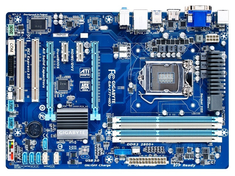 行货 技嘉ga-z77-hd3 1155 z77主板 i7 3770k i5 2550k 超频主板