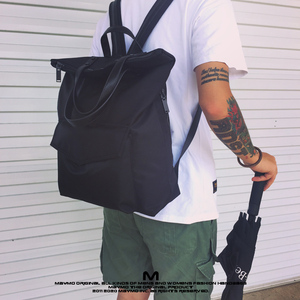 原创设计纯色双肩背包