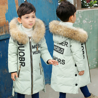 2016儿童羽绒服男童中长款童装女大童冬装加