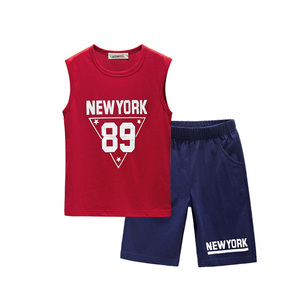 男童背心套装5-10岁