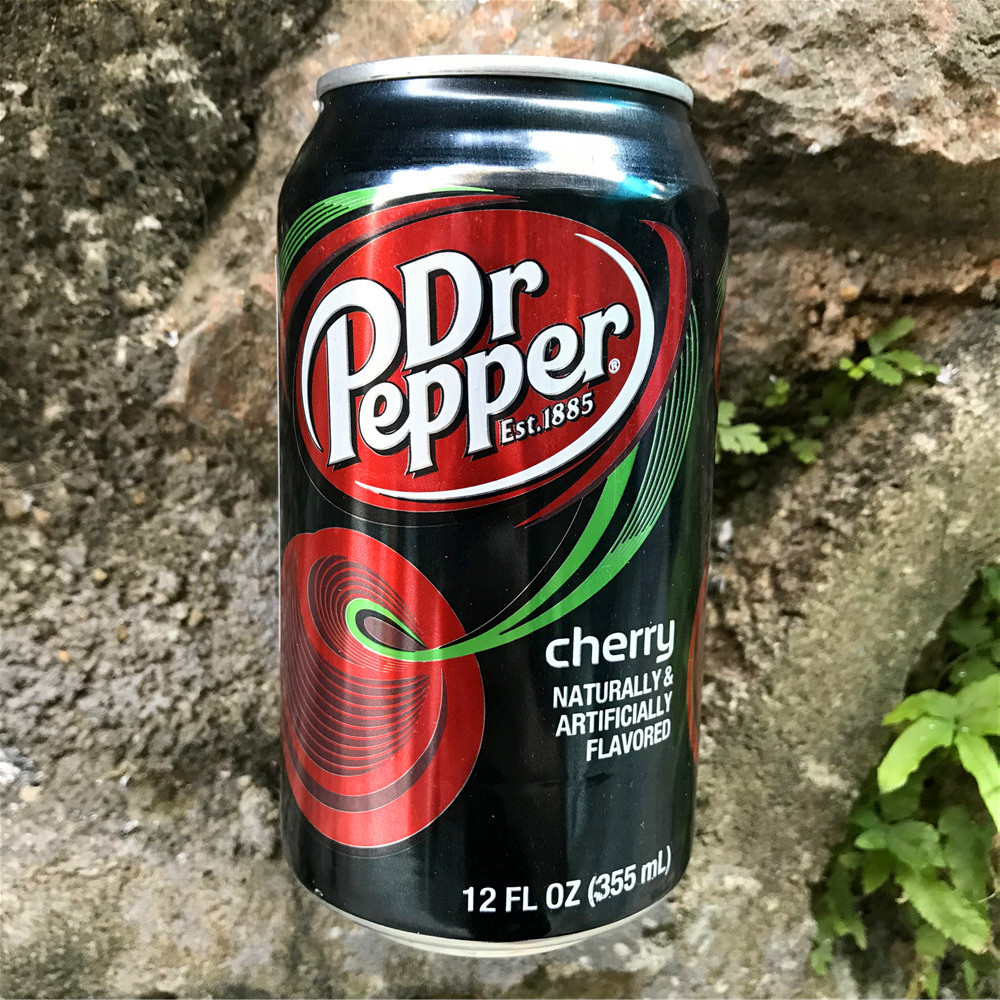 美国原装进口樱桃味胡椒博士汽水dr pepper cherry 355ml