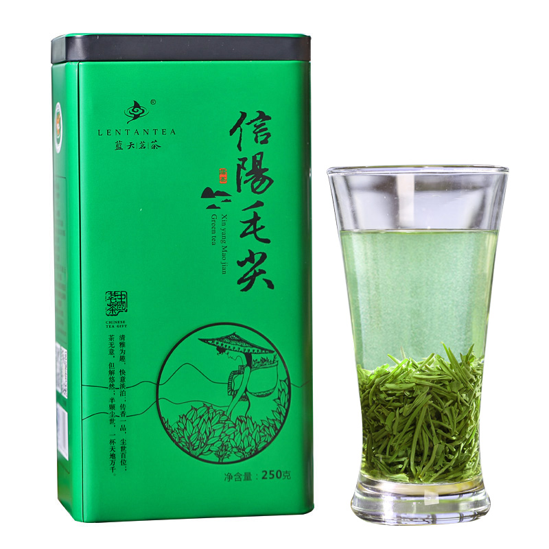 蓝天茗茶毛尖 散装春茶自产自销雨前绿茶250g 信阳毛尖2017新茶