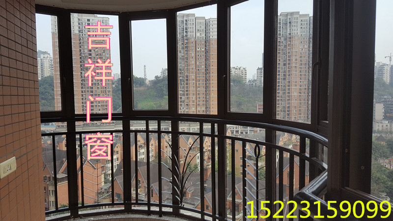 品牌坚美凤铝铝合金门窗封阳台断桥铝隔音窗玻璃阳光房栏杆防护网