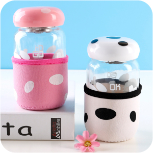 创意可爱玻璃水杯