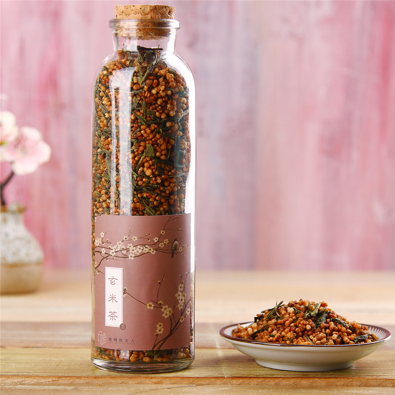 【康旗堂】正宗玄米茶 日本进口煎茶玄米去油清肠  蒸青绿茶韩国