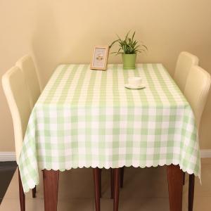 田园格子桌布盖巾