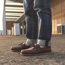 25077 手工缝制男士 添柏岚男鞋 休闲真皮帆船鞋 经典 Timberland正品