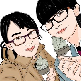 黑白风真人照片转手绘头像q版卡通绘画肖像漫画人物动漫形象定制