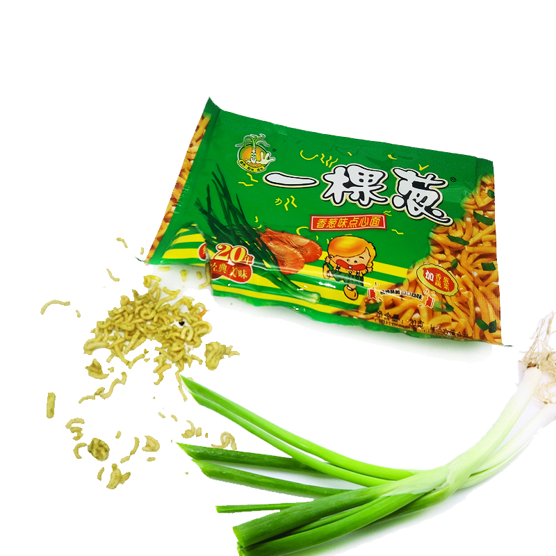 包邮一棵葱 点心面20g*60包混装味干吃面 香干脆面一颗葱一根葱