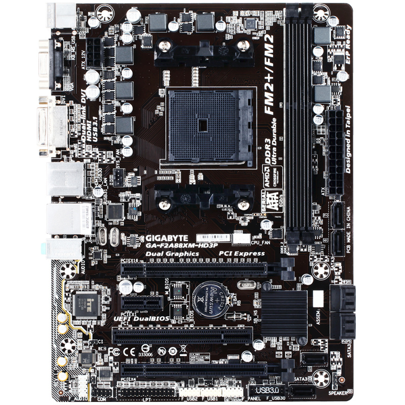 gigabyte/技嘉 860搭配fa88xm-ds2四核主板套包x4 860k