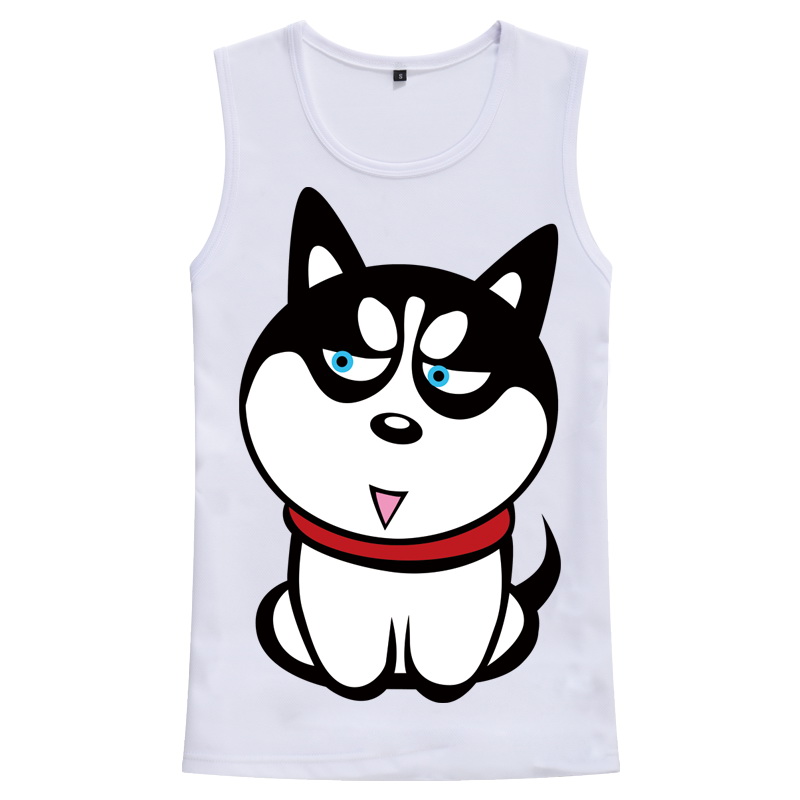 卡通动漫恶搞3D印花大黄狗哈士奇咸鱼表情网