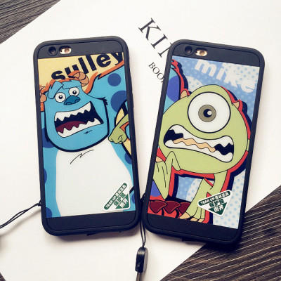 iphones手机壳硅胶6plus全包软苹果5.5s挂绳保你买爱多表情包给可图片