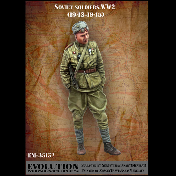 1/35树脂人物兵人模型套件 二战苏联士兵 包邮gk白模手办军事战争