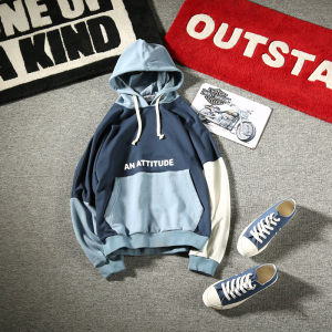 韩版街头风连帽卫衣