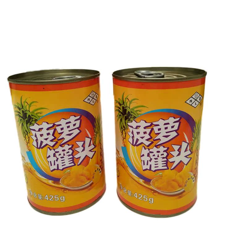 立兴糖水菠萝罐头新鲜水果罐头烘焙蛋糕甜品装饰多省包邮425g*5罐