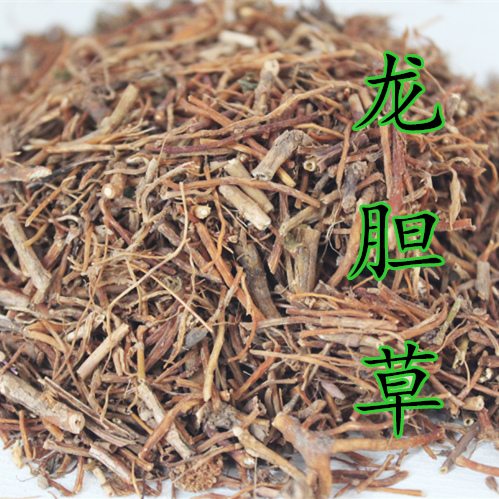 龙胆草100克中药材龙胆 苦胆草 胆草正品切过天然无硫植物野生