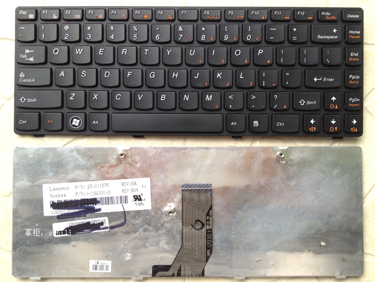 联想g470 g475 b470e b480 b490 m490 v470c v480c b475e南方键盘