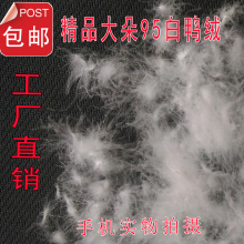 国标90%白鸭绒 大朵95%鹅绒羽绒枕羽绒被填充物鸭绒辅料 鸭绒散装