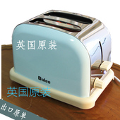 吐司机 烤面包机2片 英国Balee英伦复古家用不锈钢全自动多士炉