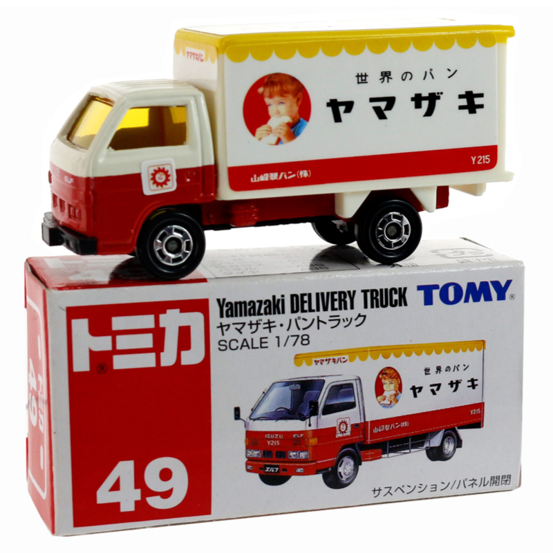 tomy多美卡合金车模玩具49号yamazaki truck山崎面包货柜车543947