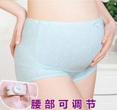 全棉高腰孕妇内裤 春夏季托腹可调节裤 纯棉孕妇内衣内裤 孕妇内裤