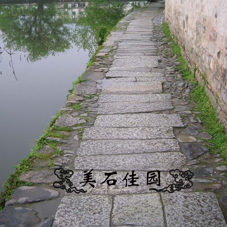 特价仿古做旧青石板 铺路石老石板老石条 踏步石台阶石条石磨石槽