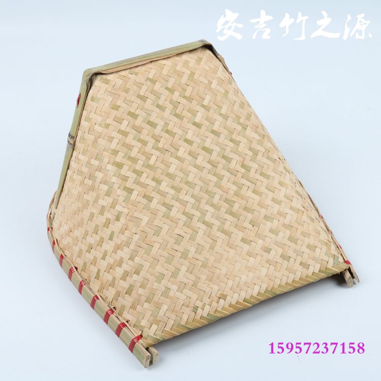 精品纯手工竹编畚斗竹簸箕竹篓竹筐竹斗铲谷斗茶铲畚茶叶无孔竹匾