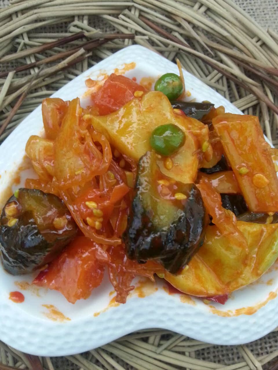 东北农家自制八宝菜酱八宝八宝酱菜小咸菜下饭小菜泡菜250g满包邮