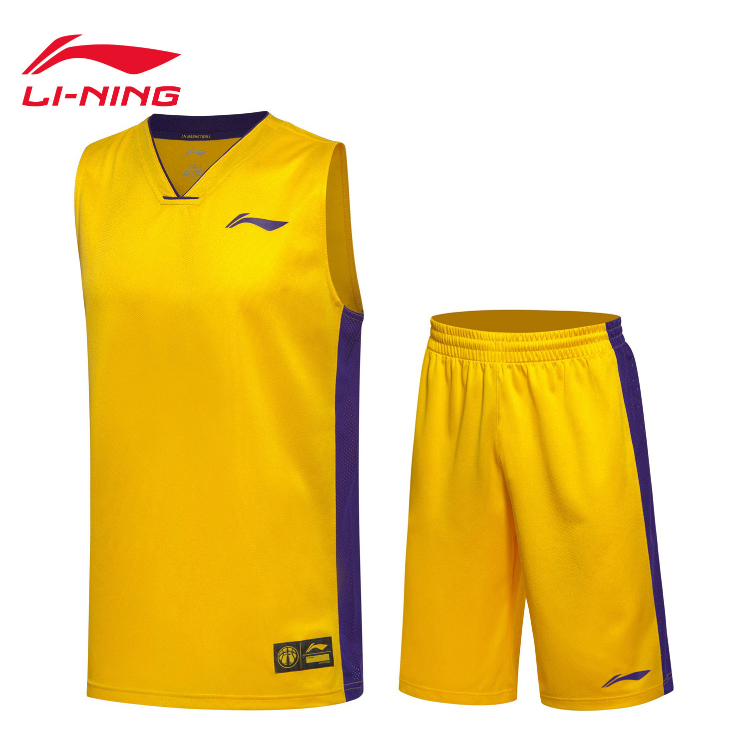 李宁男子比赛套装2017夏季新款速干凉爽专业篮球服运动服休闲