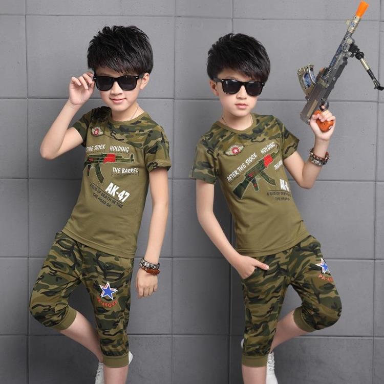 儿童迷彩服男童特种兵夏季6套装10军装运动2017新款8小男孩9夏装