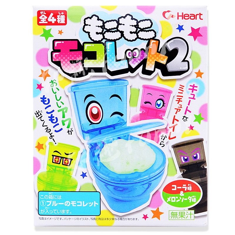 日本食玩马桶坐便器饮料制作儿童diy手工糖果