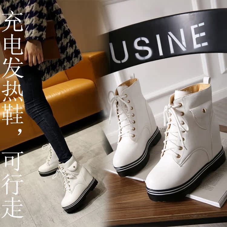 正品[学生短靴]学生短靴女评测 靴子女学生冬短
