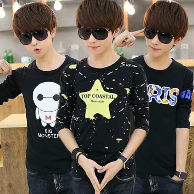 10男孩子11秋季12长袖t恤衫13青少年14大童5中小学生16岁上衣服装