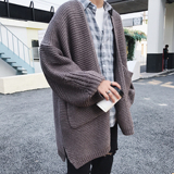 @文艺男女店秋季毛衣男士针织衫开衫外套韩版潮流春秋学生衣服